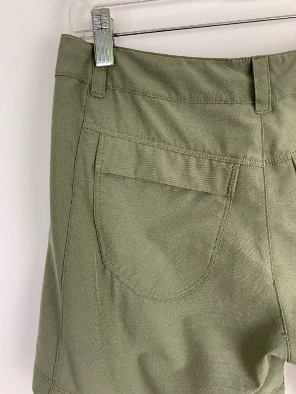 Patagonia Happy Hike Women's Shorts in Olive/Army Green Sz 6 - Picture 6 of 16